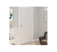 Films Autoadhésifs Pour Portes 4 Pcs Bois Blanc 210x90 Cm Pvc