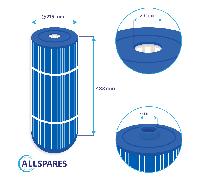4x Filtre pour spa Sundance 6540-488 / SC708-S / C-8326AM (antibactérien)