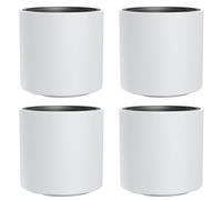 4x HEOS pot de fleurs anti-gel blanc avec insert contenu 31L mat DBHER470