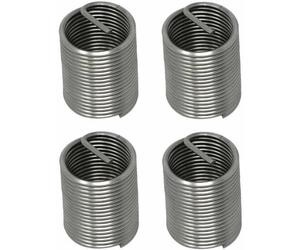 4x Insert Fileté M7x1 Ressort Filet Rapporté Standard Acier Inoxydable V-coil Réparation Renforcement Filetage Foiré Taraudage