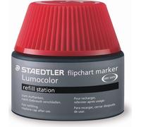 4x Lumocolor 488 56-2 encre de recharge marqueur pour flipchart rouge