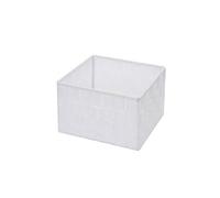 Mendler Lot de 4 paniers de rangement - Blanc