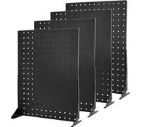 4x panneau enfichable Présentoir noir 440x330x114mm - Présentoir pour exposition