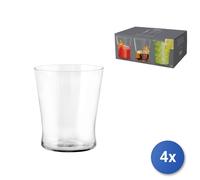 4X Paquet H&H 6 Verres En Verre Coniques CC 250