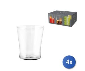 4X Paquet H&H 6 Verres En Verre Coniques CC 250