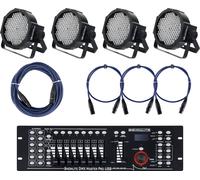 Showlite FLP-144 4xSet + Showlite Master Pro USB + Câble G