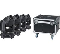 4x Showtec Phantom 65 Spot in AP-Audio Case - Kits