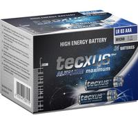 4x Tecxus 23817 Pile alcaline maximum LR03/AAA (Micro), 24 pcs. XXL Box, bleu-argent - Pile alcaline-manganèse (Alcaline), 1,5 V