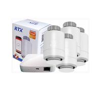 4x Thermostat RTX + Passerelle LAN ZigBee TUYA SET4
