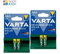 4x Varta Piles Rechargeables AAA NiMH Solaire 550mAh 1.2V HR03 LR03