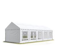 TOOLPORT PRO 4x10 m tente de réception, PVC 700, H. 2 m, blanc - (6077)
