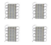 4X10Pcs 5050 SMD 3 LED Module LED Strip String Light étanche 12V Cool Blanc