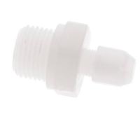4x6mm & G1/2'' PVDF Raccord droit pour tuyau avec filetage mâle 10bar/145psi