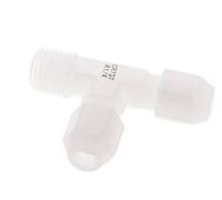 4x6mm & R1/4'' PVDF Raccord en T à angle droit pour tuyau avec filetage mâle 10bar/145psi