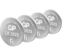 4XCR 2025 GP - Pile bouton lithium, 3 V, 160 mAh, 20 x 2,5 mm, lot de 4
