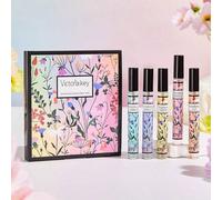 5/1 pièce Ensemble de spray de parfum 10ml, spray parfumé floral et fruité premium, comprend 5 parfums floraux frais. Coffret cadeau multi-parfums Victoria, élégant et sophistiqué, convient pour une u