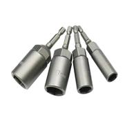 5/10/15 pièces 80 mm Deepen Power Jeu de forets à douille 5,5-19 mm | Bague de sécurité externe (5 pièces (6-10 mm))