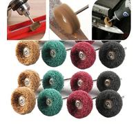 5/10/20 Pièces Mini Brosse Abrasive En Nylon Avec Tige Pour Le Polissage Et Le Meulage, Convient Pour Le Polissage Et Le Brossage, Équipée D'une Poignée De 3mm 5 pièces mélangées,10 pièces mélangées,2