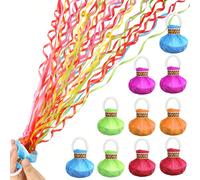5/10/20 pièces/set Bombe de confettis de fête, lanceurs de banderoles à la main, fêtes du Nouvel An, confettis colorés, anniversaire, mariage 10 pièces blanches,5 pièces rouges,5 pièces en couleur (co