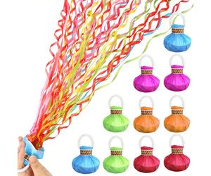 5/10/20 pièces/set Bombe de confettis de fête, lanceurs de banderoles à la main, fêtes du Nouvel An, confettis colorés, anniversaire, mariage 10 pièces blanches,5 pièces rouges,5 pièces en couleur (co