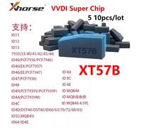 5/10 pièces XT57B Super Chip e voiture transpondeur Xhorse XT27B Puce Immo Universelle ID4A ID49 MQB48 MQB49 pour MINI KEY TOOL VVDI2 5pcs