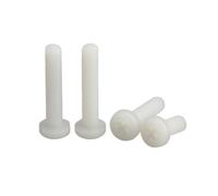 5-100 pièces M2-M8 nylon empreinte cruciforme tête cylindrique vis à machine isolées, M6x50mm(10 pièces)