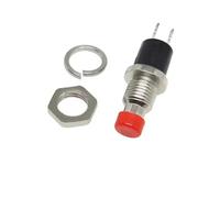 5/20/100 pièces 7mm interrupteur à bouton-poussoir momentané, PBS-110 NO NC auto-réinitialisation ON OFF Micro interrupteur for le contrôle de Circuit électronique bricolage(PBS-110 NO Red,100pcs)