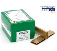 5.200 agrafes Prebena ES26CNKHA galvanisées pour 2XR-ES40 2P-ES40SDS KL-17