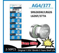 5-50 pièces haute capacité SR626SW AG4 pile alcaline LR626 377A V377 1.5V montre pile bouton piles pour Mini lampe de poche jouet