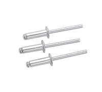 5/50ps M2 M2.4 M3 M3.2 M4 M5 M6 M6.4 GB12618 dôme en aluminium rond Pop ouvert noyau creux tirant compte-gouttes aveugle Rivet auto-obturant(20Pcs M5,13mm)