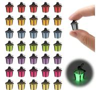 5/6/10/20/50 pièces Mini lumières phosphorescentes pour décoration de micro paysage, ornements lumineux colorés, artisanat DIY en résine créative, décorations de Noël en arbre de neige, pour décoratio