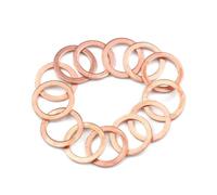 5 à 25 pièces Rondelle plate en cuivre, joint torique, cales(M22x30x2mm 10pcs)