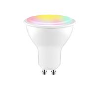 5 ampoules LED GU10 RGBCW, 4W, lampe, blanc chaud, GU 10 avec 16 couleurs, télécommande IR, fonction de mémoire de synchronisation