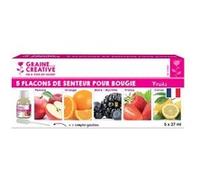 5 arômes à bougie Fruits 27 ml - Graine Créative Multicolore G