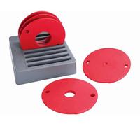 Silverline 250462 Kreg Plateau de rangement moulé avec Encoches pour 5 Bagues de réduction PRS3050