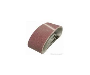 5 bandes abrasives 75 x 457 mm Grain 120 SILVERLINE 901495