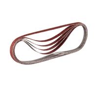 Bandes abrasives 9x533 mm rouge pour bois et métal Grain 150 (5 pcs) - MAKITA P-43309