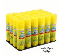 5 bâtons de colle super forte - séchage rapide, haute viscosité, bâtons de colle PVA unicolore avec design de dessin animé, pour fixer le papier léger, les enveloppes, les documents, les cartes faites