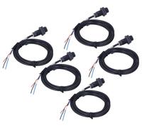 5 capteurs à effet Hall, type NPN, contact normalement ouvert, distance de détection de 10 mm, tension d'alimentation 5-30V