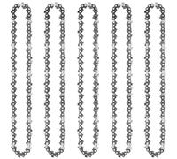 5 chaînes de scie de 30,5 cm avec 45 maillons de traction, adaptées aux scies à chaîne 3/8 pouces LP, chaîne de rechange