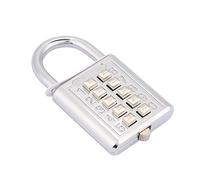 5 chiffres Serrure de Mot de Passe d'Alliage de Zinc de Cadenas de Combinaison de Bouton Poussoir pour l'Armoire de Barrière de Gymnase d'École de Porte(10 keypads)
