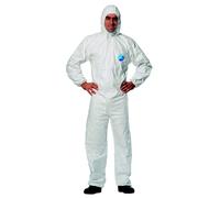 5 combinaisons blanches en non tissé Tyvek, Protection type 5 et 6, taille M