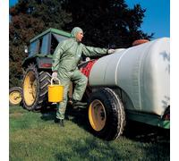 5 combinaisons vertes en non tissé Tyvek, Protection type 5 et 6, taille L