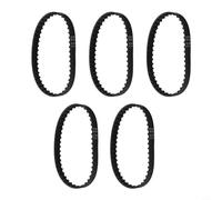 5 Courroies Trapézoïdales 90XL pour Rabot Électrique | Matériau caoutchouc , trapézoïdale, 45 dents précises, pour idéal rabotage rapide