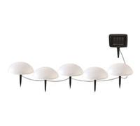 Demi boules solaires à piquer half moon