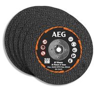 5 disques à tronçonner abrasifs AEG - 76mm - AAKMMMC05
