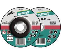 Wolfcraft Disques à tronçonner la pierre, moyeu déporté