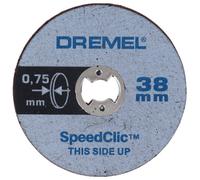 5 disques de tronçonnage minces SpeedClic Dremel SC409