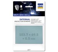 5 ÉCRANS INTERNES 103,7 x 69,5 x 0,5 - APOLLO+ / ERGOTECH+ - GYS - 077102