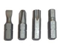 5 embouts de vissage court 25mm entrainement 6 pans 1/4 pour visseuse - emboutspourtournevis14 : torx t 27 - Oc-pro G